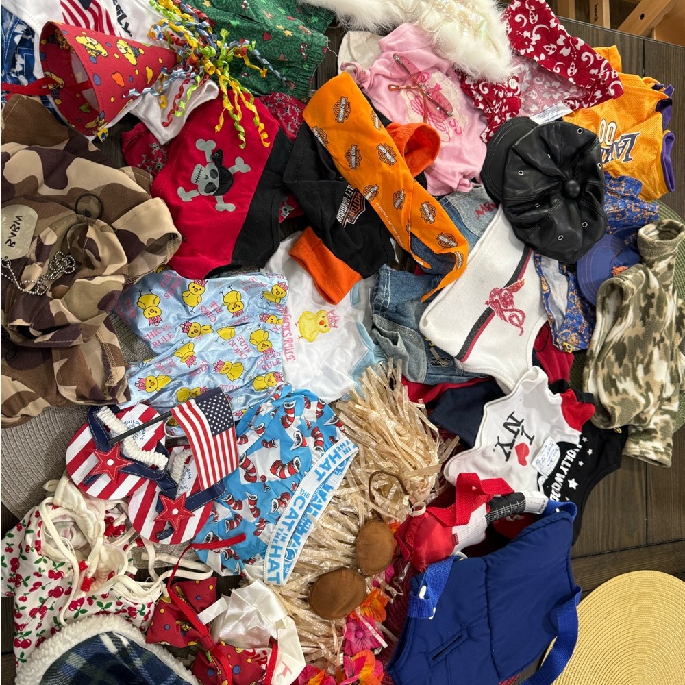 Build-A-Bear Multi-Color Assorted Outfit Lot